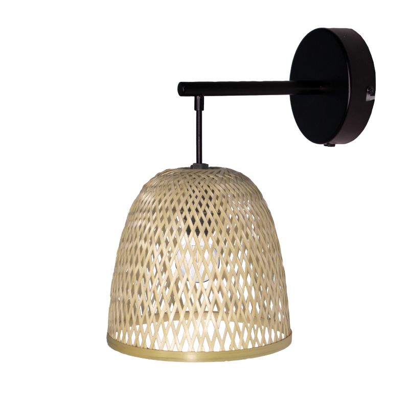 GoodHome Calume væglampe 1 x E14 bambus