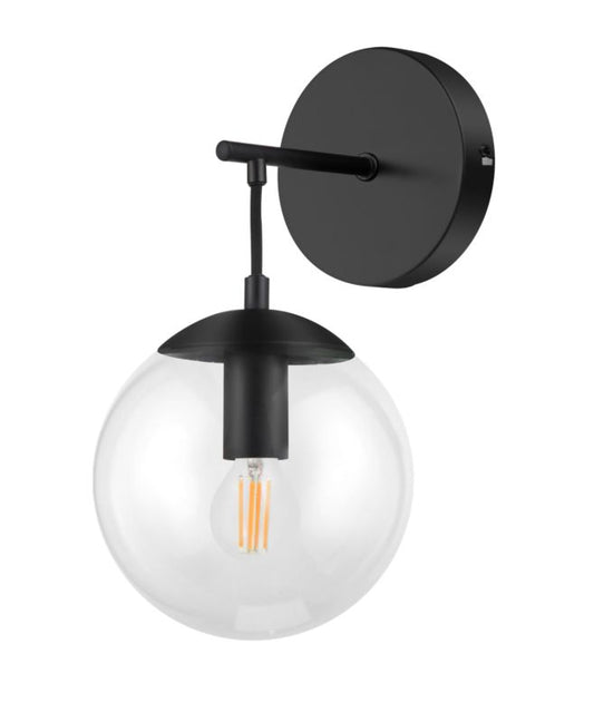 GoodHome Dacite væglampe 1 x E14 sort