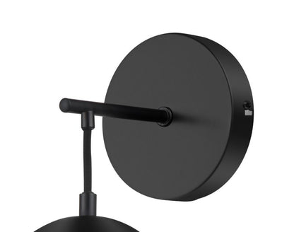 Væglampe Dacite 1xE14 Sort 290mm