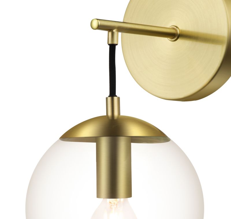 GoodHome Dacite væglampe 1 x E14 guld