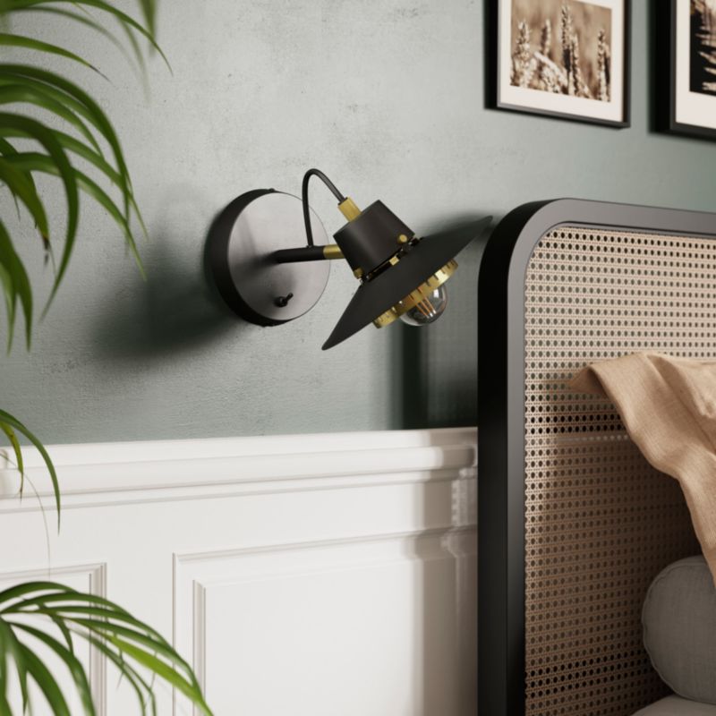 GoodHome Delagoa væglampe 1 x E27 mat-sort
