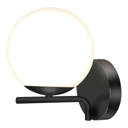 GoodHome Dorres væglampe 1 x E14 40 W IP44 mat-sort