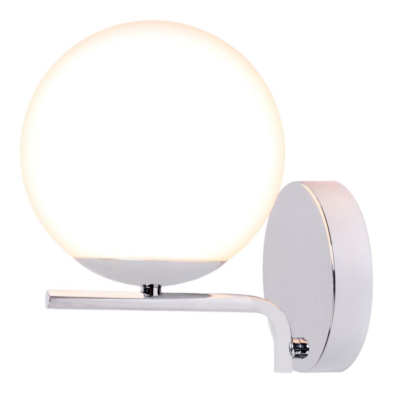GoodHome Dorres E14 IP44 krom væglampe