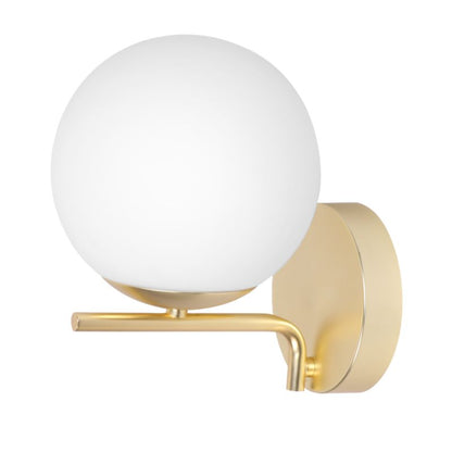 GoodHome Dorres væglampe E14 IP44 mat‑guld