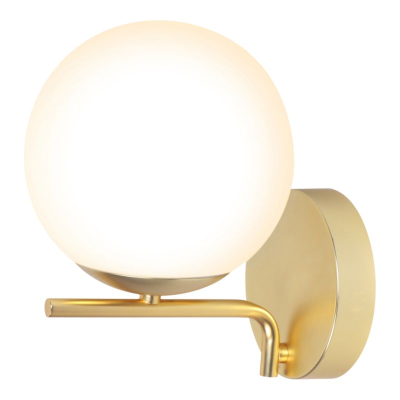 GoodHome Dorres væglampe E14 IP44 mat‑guld