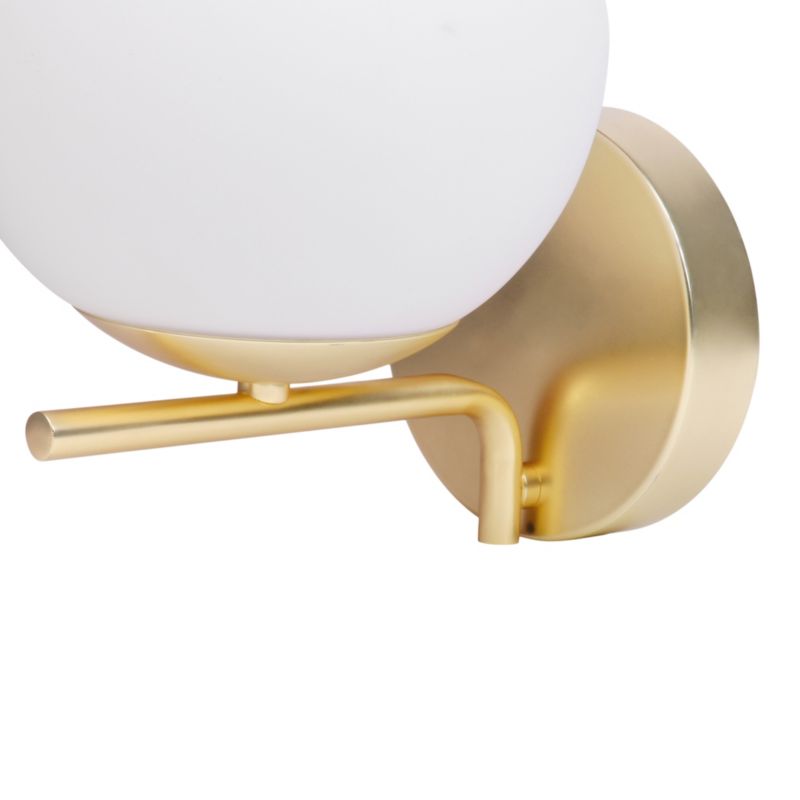 GoodHome Dorres væglampe E14 IP44 mat‑guld