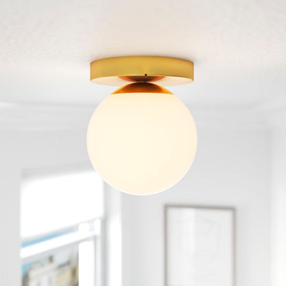 GoodHome Dorres væglampe E14 IP44 mat‑guld