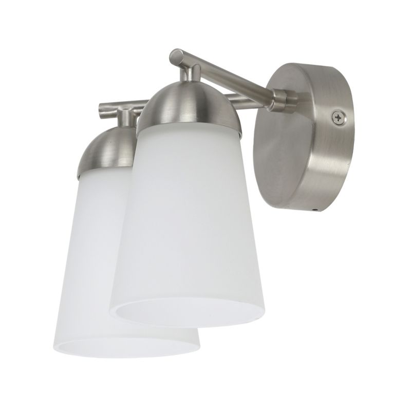 GoodHome Dudhon dobbelt væglampe 2 x G9 IP44 krom