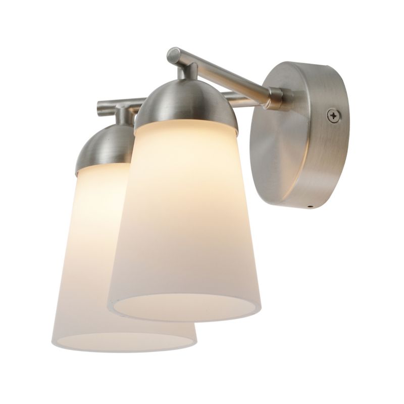GoodHome Dudhon dobbelt væglampe 2 x G9 IP44 krom