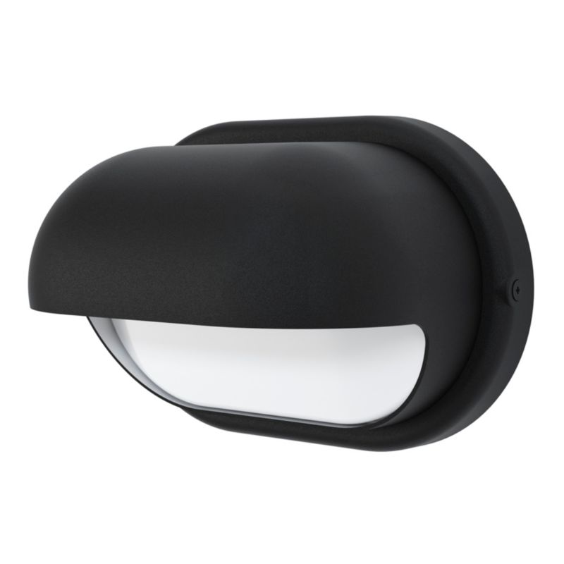 Væglampe Helmet 650 lm IP44 Sort