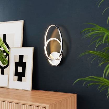 GoodHome Pegmati væglampe 800 lm 3000 K krom