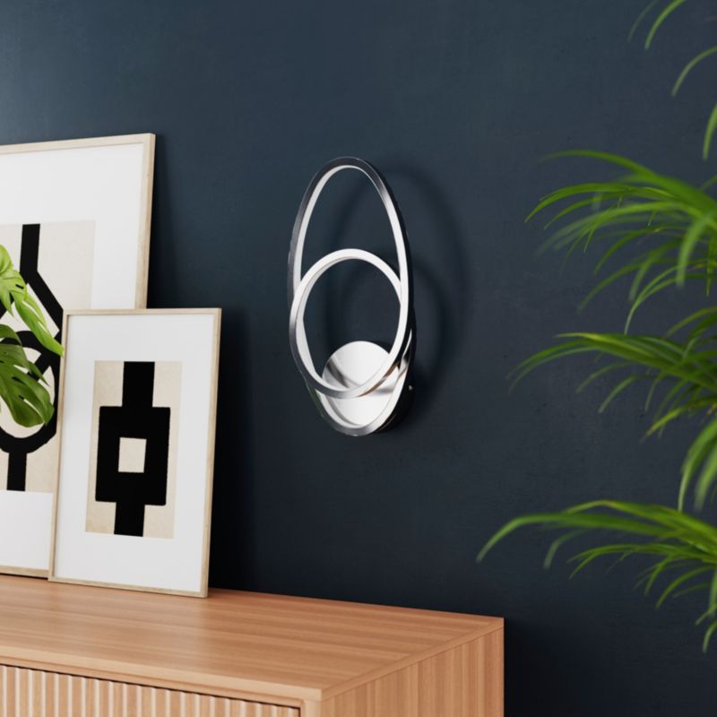 GoodHome Pegmati væglampe 800 lm 3000 K krom