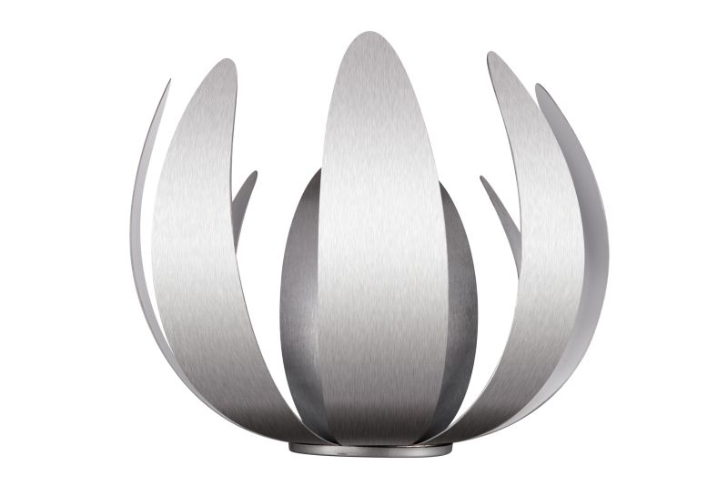GoodHome Pleiones 1-punkts væglampe E14 aluminium