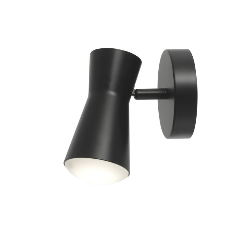 GoodHome Rathong væglampe 1 x GU10 IP44 mat-sort