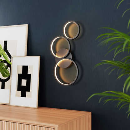 GoodHome Samana LED-væglampe 700 lm 3000 K mat-sort