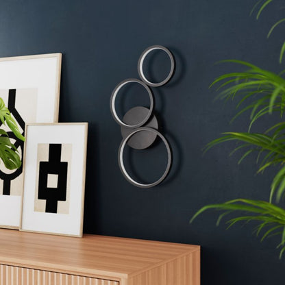 GoodHome Samana LED-væglampe 700 lm 3000 K mat-sort