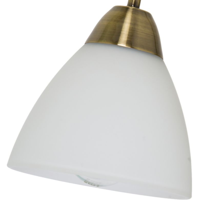 GoodHome Saucats 1-punkts væglampe E27 i antik bronze