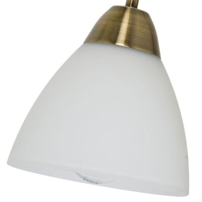GoodHome Saucats 1-punkts væglampe E27 i antik bronze
