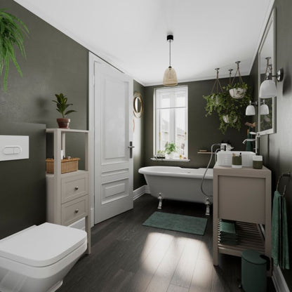 GoodHome Shafat væglampe 1 x G9 IP44 krom