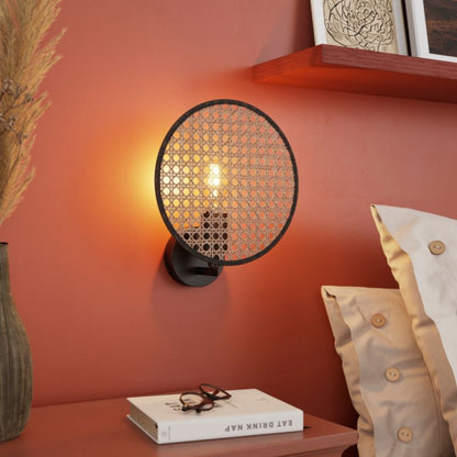 GoodHome Tonkin væglampe 1 x E27 rattan