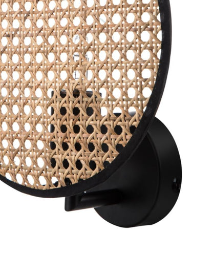 GoodHome Tonkin væglampe 1 x E27 rattan