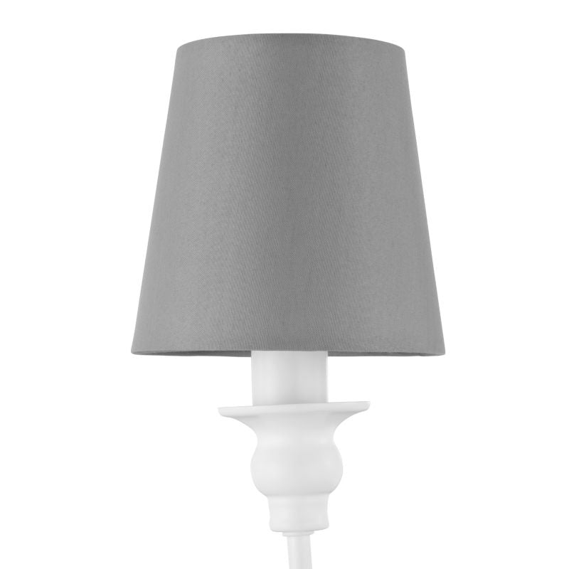 GoodHome Tulou E14 væglampe i hvid