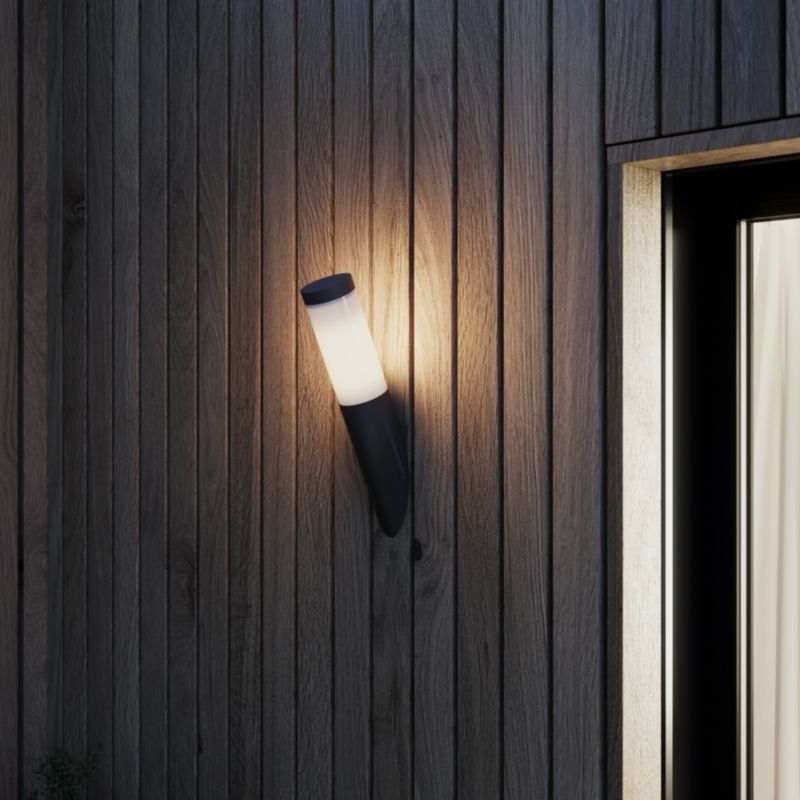 Væglampe Hollis 1 x 15 W E27 Sort