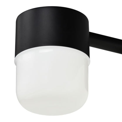 GoodHome Bovey 2-i-1 badeværelsesvæglampe 400 lm 4000 K 30 cm mat-sort