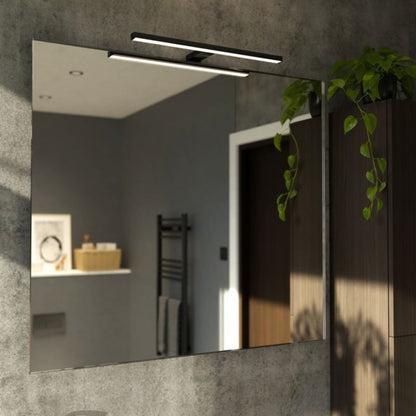 GoodHome Craven 3-i-1 badeværelsesvæglampe 1350 lm 4000 K 50 cm mat-sort