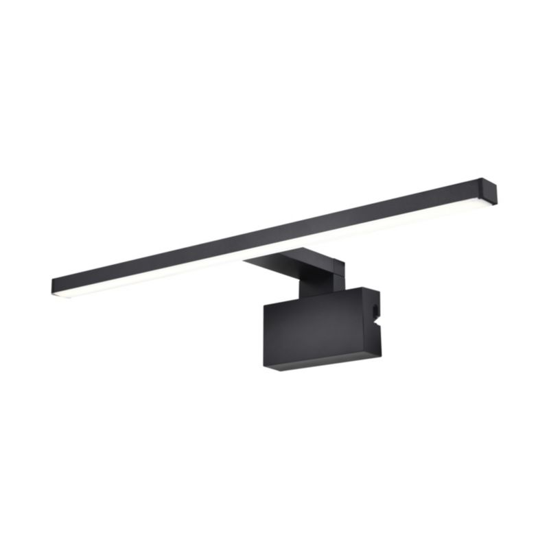 GoodHome Craven 3-i-1 badeværelsesvæglampe 1350 lm 4000 K 50 cm mat-sort