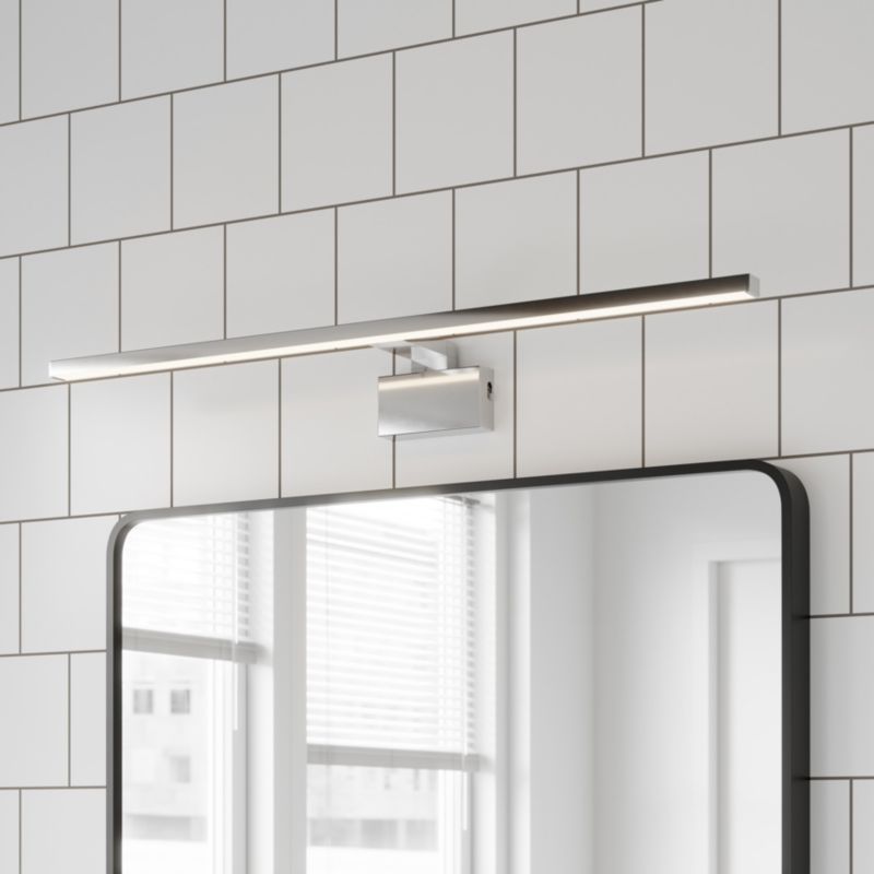 GoodHome Craven 3-i-1 badeværelsesvæglampe 1700 lm 4000 K 80 cm krom