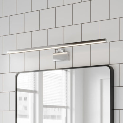 GoodHome Craven 3-i-1 badeværelsesvæglampe 1700 lm 4000 K 80 cm krom