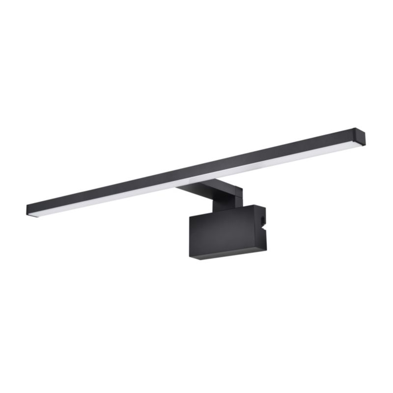 GoodHome Craven 3-i-1 badeværelsesvæglampe 1700 lm 4000 K 80 cm mat-sort