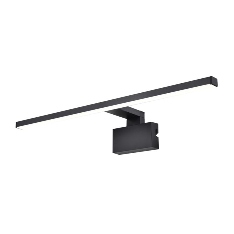 GoodHome Craven 3-i-1 badeværelsesvæglampe 1700 lm 4000 K 80 cm mat-sort