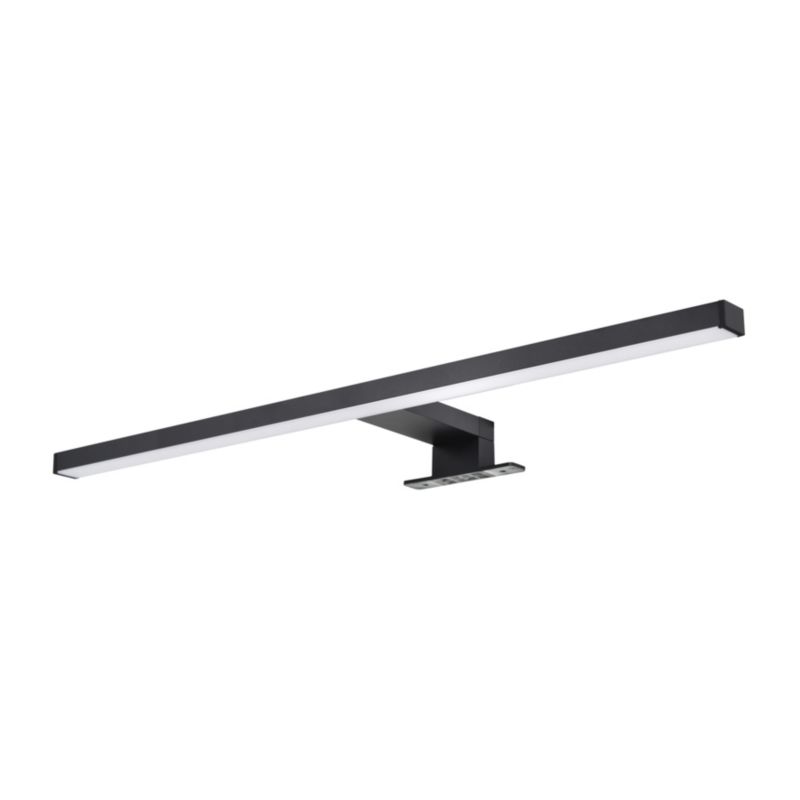 GoodHome Craven 3-i-1 badeværelsesvæglampe 1700 lm 4000 K 80 cm mat-sort