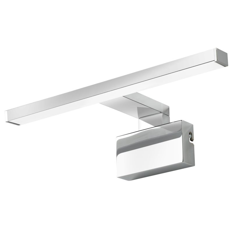 GoodHome Craven 3-i-1 badeværelsesvæglampe 900 lm 4000 K 30 cm krom