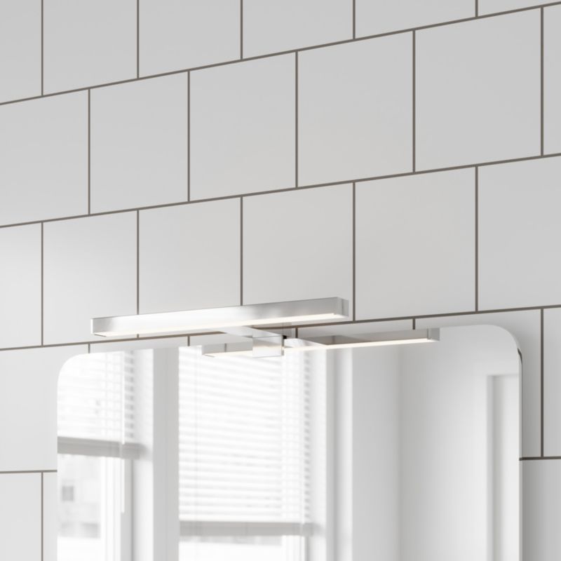 GoodHome Craven 3-i-1 badeværelsesvæglampe 900 lm 4000 K 30 cm krom