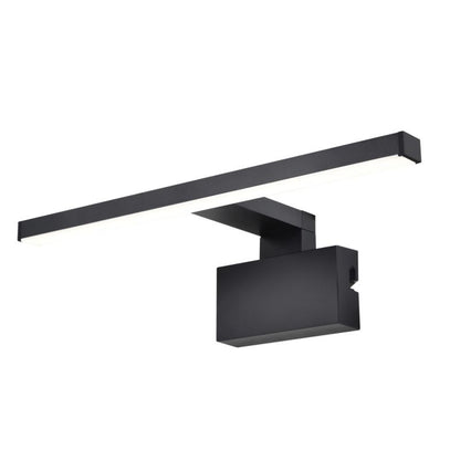 GoodHome Craven 3-i-1 badeværelsesvæglampe 900 lm 4000 K 30 cm mat-sort