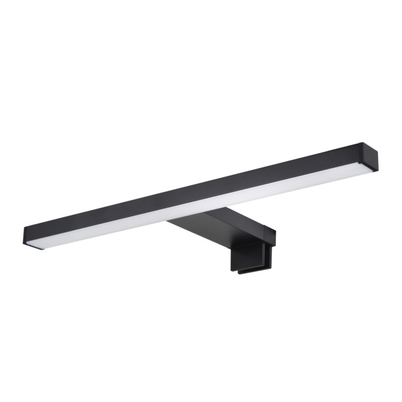 GoodHome Craven 3-i-1 badeværelsesvæglampe 900 lm 4000 K 30 cm mat-sort
