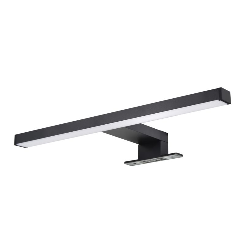 GoodHome Craven 3-i-1 badeværelsesvæglampe 900 lm 4000 K 30 cm mat-sort
