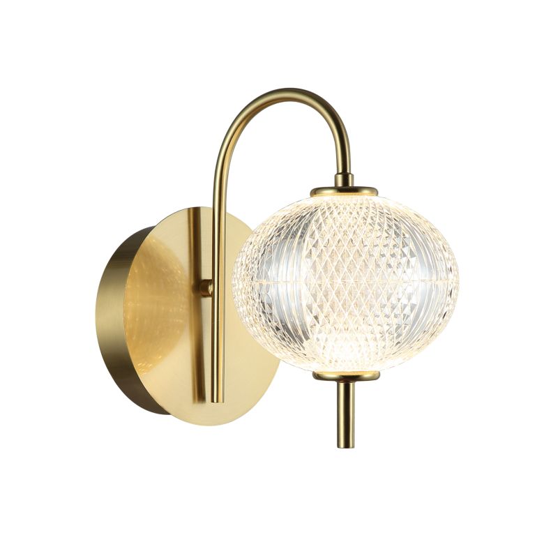 LED badeværelsesvæglampe 3000 K i guld