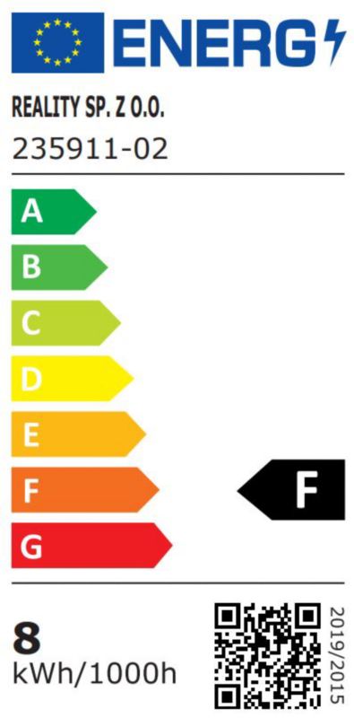 LED-væglampe Almyrida 1 x 8 W 640 lm mat-sort