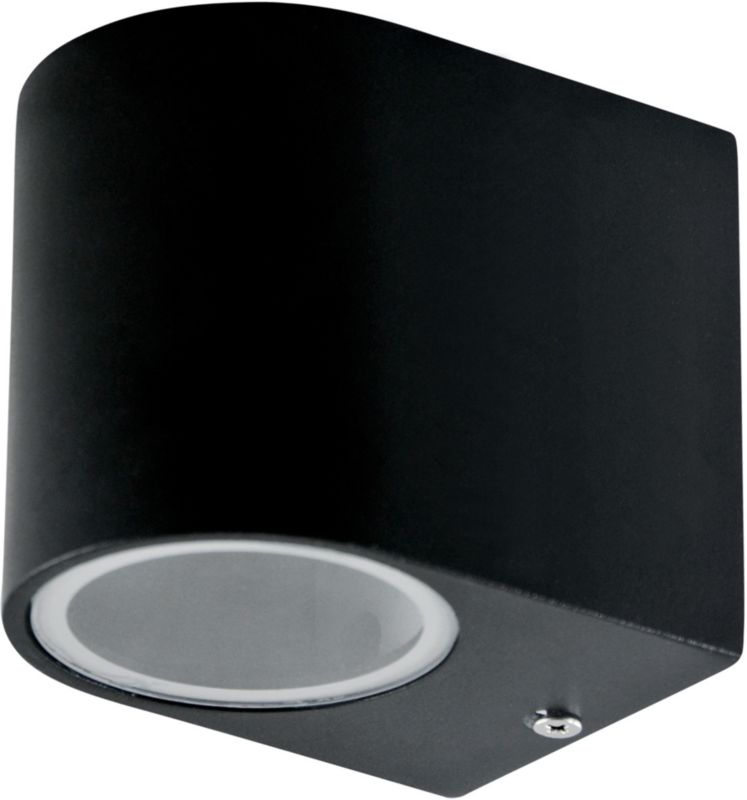 LED-væglampe Boston Sort 1xGU10 35W IP44