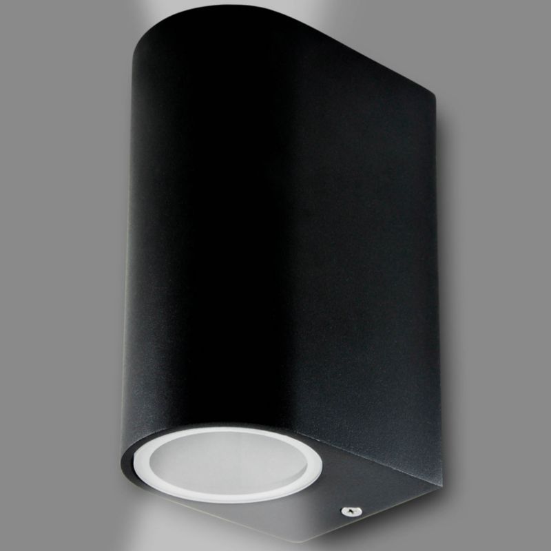 LED-væglampe Boston 2 x GU10 Sort