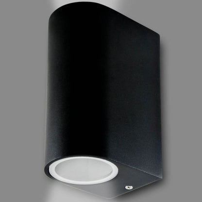 LED-væglampe Boston 2 x GU10 Sort