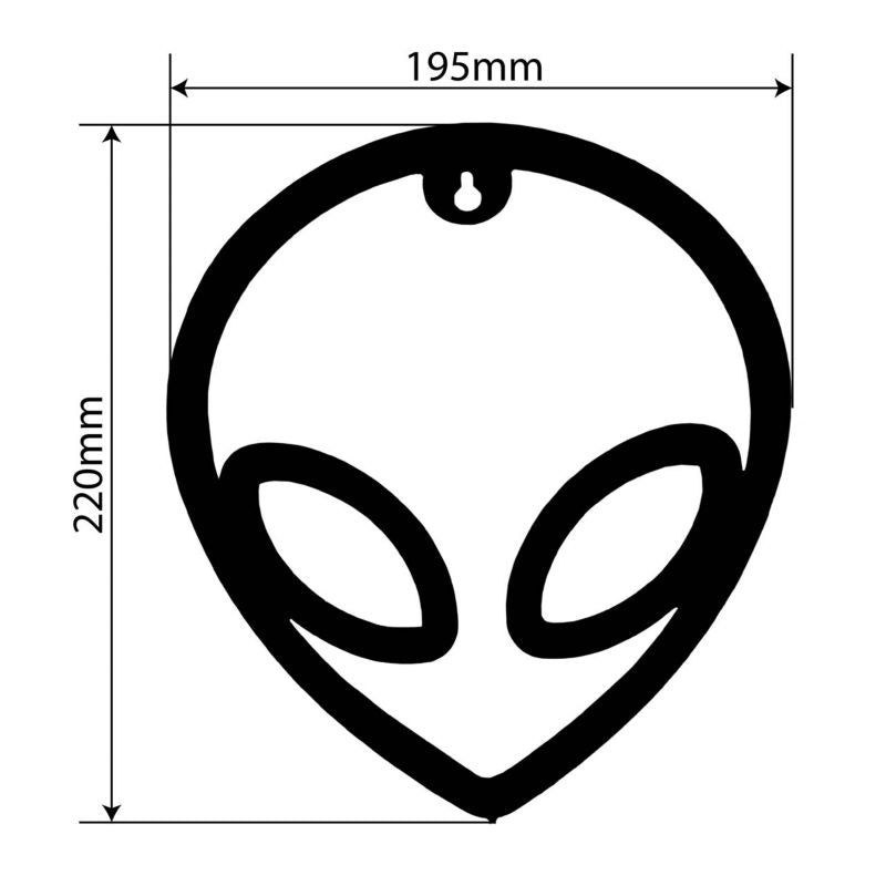 LED-væglampe Neon Alien USB 20x195x220 mm