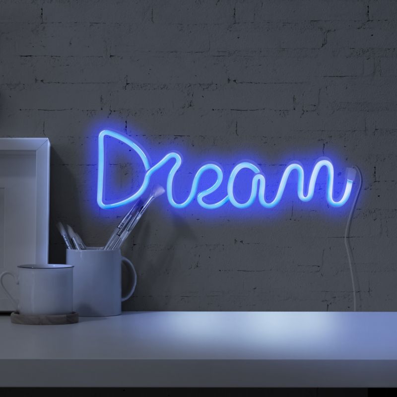 LED-væglampe Goldlux neon Dream USB