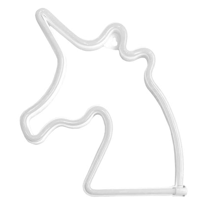 LED Væglampe Goldlux Neon Enhjørning USB 222x264x20 mm