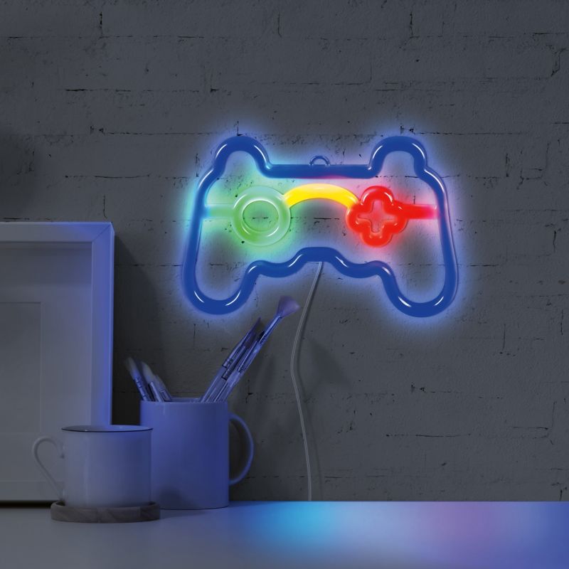 LED-væglampe Goldlux neon Pad USB