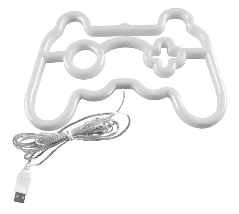 LED-væglampe Goldlux neon Pad USB
